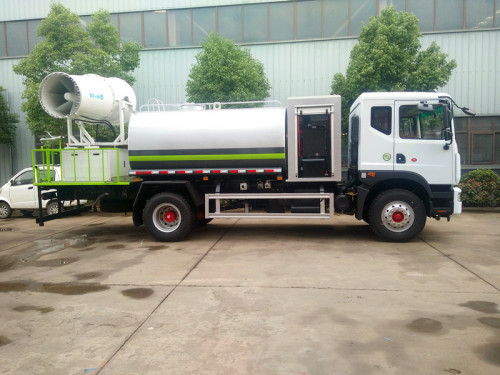 東風大型多功能抑塵車-東風12噸抑塵霧炮 灑水車